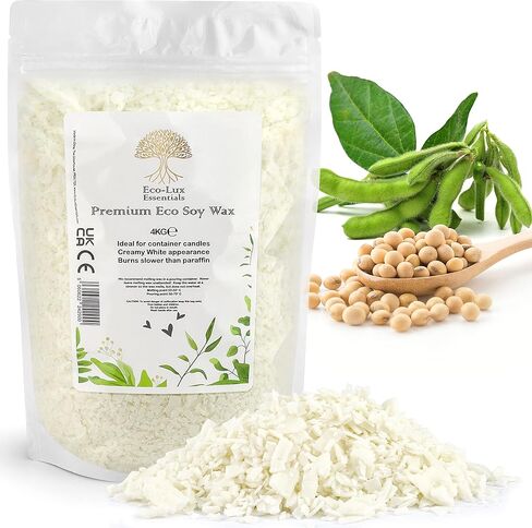 Eco-Lux Essentials 8.8lb Premium Eco Soy Wax, White, 8.8lb in Kuwait