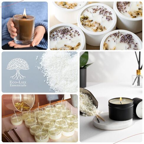 Eco-Lux Essentials 8.8lb Premium Eco Soy Wax, White, 8.8lb in Kuwait