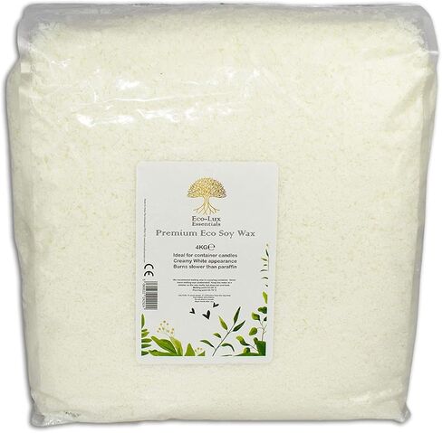 Eco-Lux Essentials 8.8lb Premium Eco Soy Wax, White, 8.8lb in Kuwait