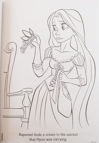 Tangled Rapunzel ''Besties Rule'' Coloring Fun & Activity Book - 64 Pages in Saudi Arabia