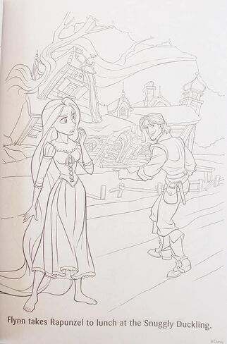 Tangled Rapunzel ''Besties Rule'' Coloring Fun & Activity Book - 64 Pages in Saudi Arabia