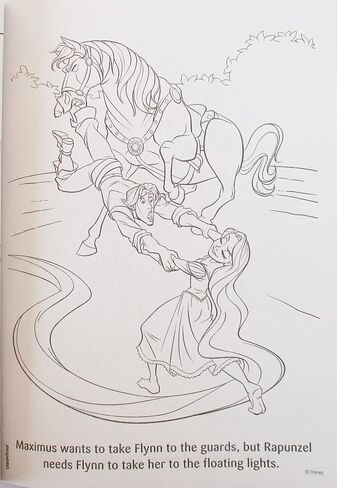 Tangled Rapunzel ''Besties Rule'' Coloring Fun & Activity Book - 64 Pages in Saudi Arabia