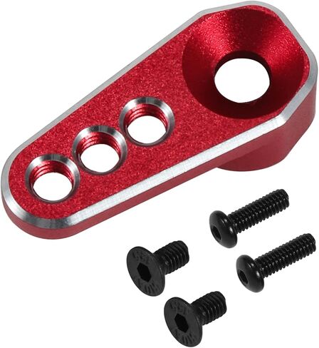 TRX4M يقوم بترقية ذراع التوجيه من الألومنيوم CNC 25T لقرون مؤازرة لـ 1/18 RC Crawler 97054-1 97074-1 (أحمر) in Kuwait
