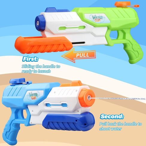 مسدسات مائية جامبو 1200 سي سي، مسدس ماء قوي رائع للاطفال والكبار، مسدسات قاذفة مائية، العاب حمام سباحة للشاطئ والحديقة والشاطئ والصيف، لعبة ممتعة للاطفال الاولاد والبنات in Kuwait