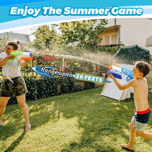 مسدسات مائية جامبو 1200 سي سي، مسدس ماء قوي رائع للاطفال والكبار، مسدسات قاذفة مائية، العاب حمام سباحة للشاطئ والحديقة والشاطئ والصيف، لعبة ممتعة للاطفال الاولاد والبنات in Kuwait
