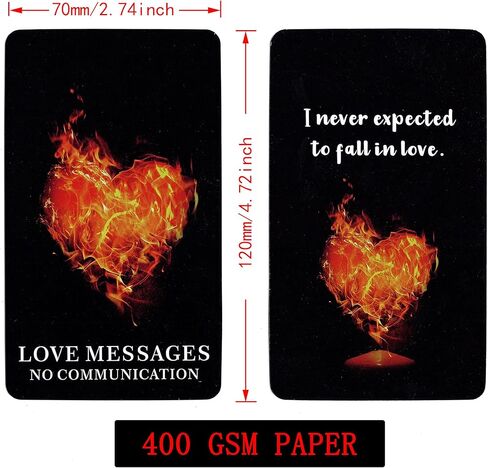 GZXINKE Love Oracle Cards Deck, Soulmates and Twin Flames Relationship Oracle Cards, to See What They Really Think and Feel About You in Kuwait