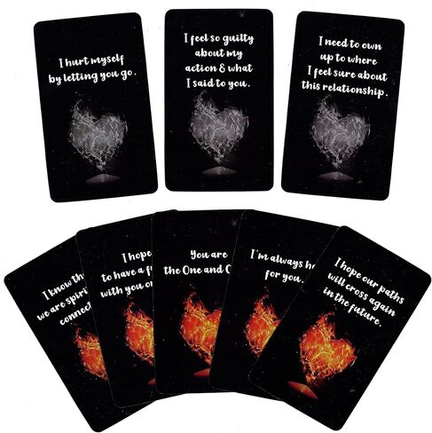 GZXINKE Love Oracle Cards Deck, Soulmates and Twin Flames Relationship Oracle Cards, to See What They Really Think and Feel About You in Kuwait