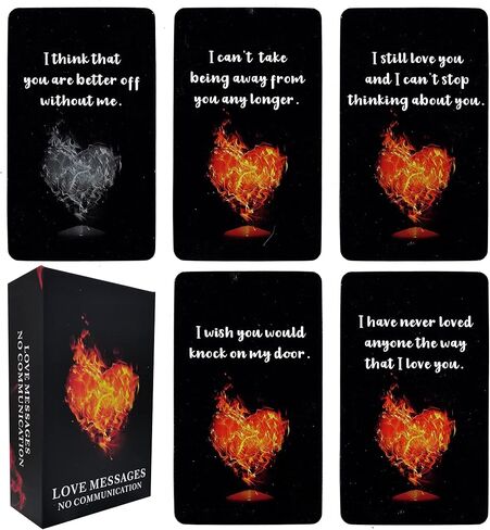 GZXINKE Love Oracle Cards Deck, Soulmates and Twin Flames Relationship Oracle Cards, to See What They Really Think and Feel About You in Kuwait