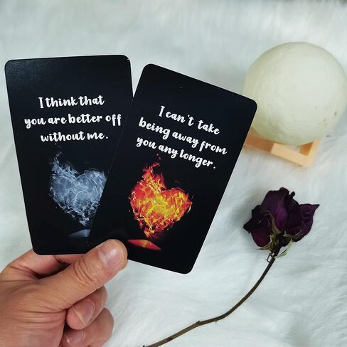 GZXINKE Love Oracle Cards Deck, Soulmates and Twin Flames Relationship Oracle Cards, to See What They Really Think and Feel About You in Kuwait