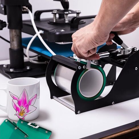 Patelai 15 oz and 11 oz Silicone Mug Clamp, 3D Sublimation Silicone Mug Wrap Cup Clamp Fixture for Mugs Printing in Saudi Arabia