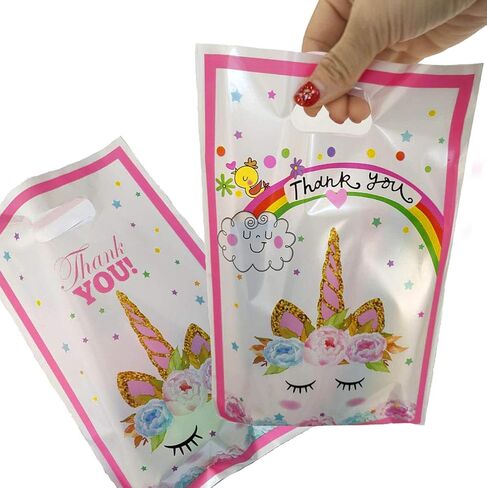 مجموعة لوازم حفلات أعياد الميلاد بتصميم أحادي القرن من جونجيهونج، تخدم 16 قطعة، ملونة in Kuwait