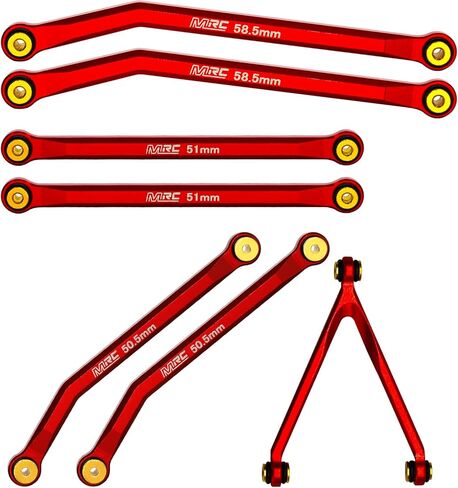 مجموعة وصلات التخليص العالية MRC SCX24 من مجموعة وصلات هيكل سبيكة CNC لسيارة SCX24 C10 JLU AXI00002 AXI00001 Bronco Axial 1/24 RC الزاحفة (تيتانيوم) in Kuwait