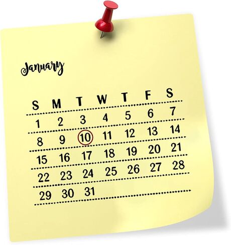Mixed Week Month Calendar Planer Clear Stamps for Card Making Decoration DIY Scrapbooking, Timetable Transparent Rubber Seal Stamps for Photo Card Album Crafting Supplies. in Saudi Arabia