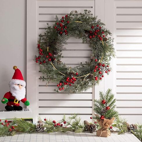 10 عبوات من حلقات معدنية كبيرة مقاس 14 انش بتصميم زهور، حلقات معدنية مركزية للاكليل من المكرمية الذهبية لتزيين طاولة الزفاف وصائد الاحلام in Kuwait