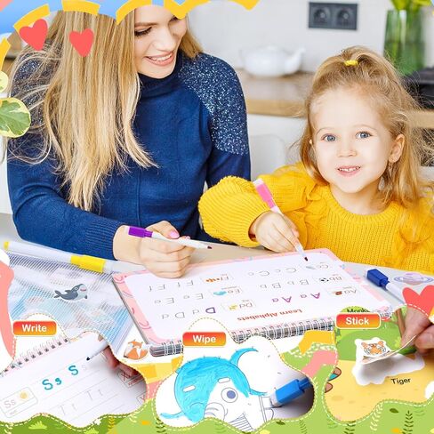 كتاب مونتيسوري المزدحم للأطفال الصغار 3-5، أنشطة التعلم في مرحلة ما قبل المدرسة، 32 موضوعًا كتابًا مشغولًا، مصنف أنشطة الموثق ألعاب تعليمية للأطفال الصغار، كتاب تلوين للتعلم والتتبع للأطفال من سن 3 سنوات فما فوق in Kuwait