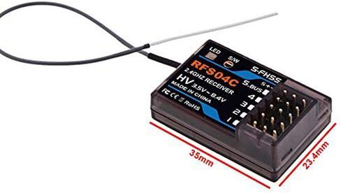 ARX-482R 4CH FHSS Internal Antenna Receiver Compatible with FH3/FH4T (ARX-482R) in Kuwait