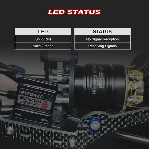 ARX-482R 4CH FHSS Internal Antenna Receiver Compatible with FH3/FH4T (ARX-482R) in Kuwait