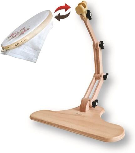 Nurge Medium Seating Embroidery Stand with Classic Head 20 Inch Height in Kuwait