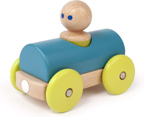 3 Piece Tegu Magnetic Racer Building Block Set, Blue Big Top in Kuwait