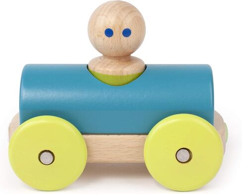 3 Piece Tegu Magnetic Racer Building Block Set, Blue Big Top in Kuwait
