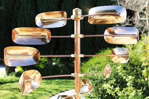 Stanwood Wind Sculpture Kinetic Copper Wind Spinner - Lucky 8 Twirler in Saudi Arabia