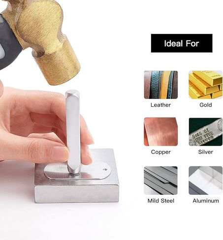 SEEKQUA 12PACK تصميم طوابع، 6 مم 1/4 بوصة ختم معدني. صندوق أدوات اللكم، أداة من الفولاذ الكربوني الصلب المطلي بالكهرباء، تستخدم للمجوهرات المعدنية، طباعة الجلود والخشب. (موضوع الطقس) in Kuwait