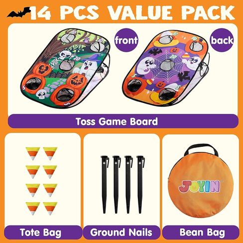 JOYIN Halloween Toss Game Board with Bean Bag for Kids Outdoor Toys, Halloween Party Favor, Beach Yard Outdoor Activities, Family Party Supplies，Camping Outside Play Toy in Saudi Arabia