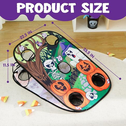 JOYIN Halloween Toss Game Board with Bean Bag for Kids Outdoor Toys, Halloween Party Favor, Beach Yard Outdoor Activities, Family Party Supplies，Camping Outside Play Toy in Saudi Arabia