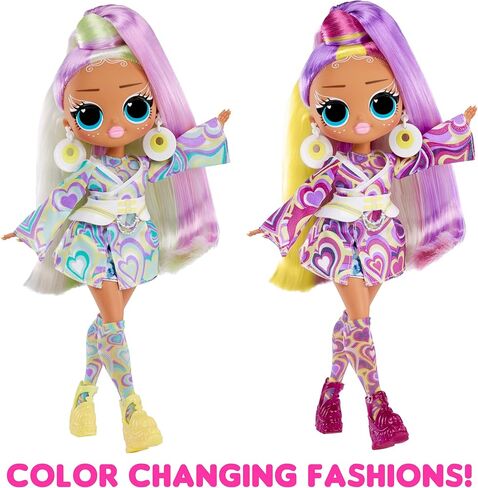 L.O.L. Surprise! LOL Surprise OMG Sunshine Color Change Sunrise Fashion Doll with Color Changing Hair and Fashions and Multiple Surprises – Great Gift for Kids Ages 4+ in Saudi Arabia