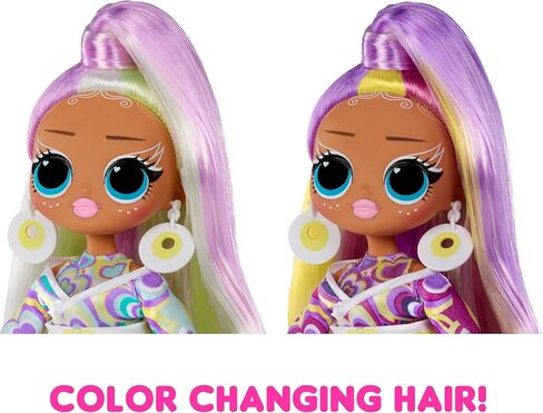 L.O.L. Surprise! LOL Surprise OMG Sunshine Color Change Sunrise Fashion Doll with Color Changing Hair and Fashions and Multiple Surprises – Great Gift for Kids Ages 4+ in Saudi Arabia