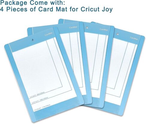 4 قطع من سجادة البطاقات لـ Cricut Joy مقاس 4.5 × 6.25 بوصة حصيرة بطاقة لاصقة لزجة باللون الأزرق لقطع الكريكيت ملحقات بديلة لـ Cricut Joy in Kuwait