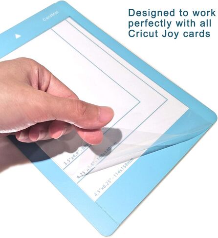 4 قطع من سجادة البطاقات لـ Cricut Joy مقاس 4.5 × 6.25 بوصة حصيرة بطاقة لاصقة لزجة باللون الأزرق لقطع الكريكيت ملحقات بديلة لـ Cricut Joy in Kuwait