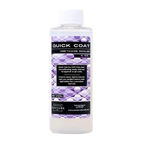 Counter Culture DIY Clear Quick Coat Sealer for Resin Art, 4 oz Bottle Epoxy Supplies for Coating & Casting, Tumblers, Keychains, Jewelry, Outdoor Sign Waterproofing, No VOC (4 oz)