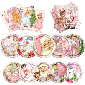 dydamud الوردي زينة عيد الميلاد، الرجعية الملاك الأخوات أدوات المائدة مجموعات خمر لوحات حزب سانتا والمناديل شجرة متمنيا لفصل الشتاء عيد الميلاد عطلة حزب تفضل in Kuwait