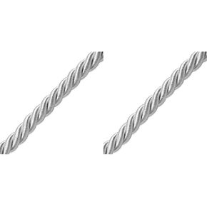 Trims by the Yard Spencer 1/2" Twisted Cord White | (10 Yard Cut) Trim, 30 Foot (Pack of 1)