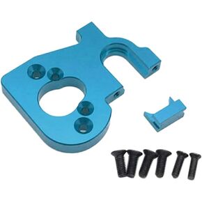 Aluminum Motor Mount Seat Holder for RC Hobby 1/14 Wltoys 144001 Buggy Upgrades Parts (Blue)
