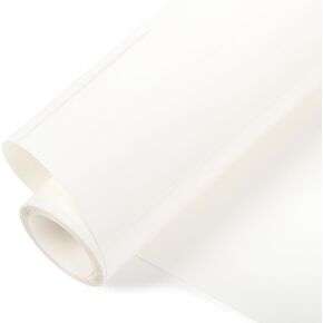 White Puff Vinyl Heat Transfer: NICEVINYL 3D Puff HTV Heat Transfer Vinyl Roll 10"x5ft White Puffy Iron on Vinyl for Cricut