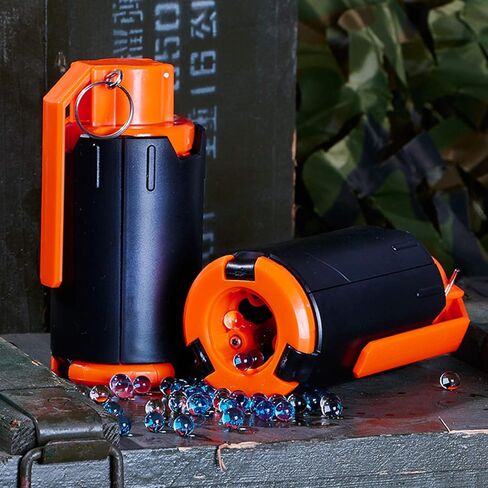 Ruibytree Tactical Plastic Toy Bomb for Nerf CS Nerf Rival Battle Game with 60PCS Rounds Refill Bullet Balls Ammo (Blue) in Kuwait