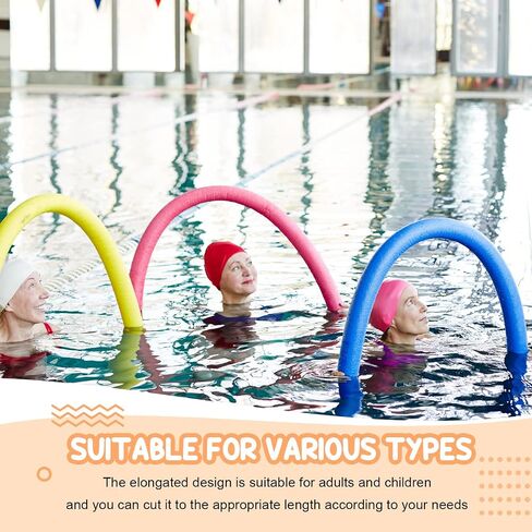 Yaomiao 55 Inch Bulk Pool Noodles Jumbo Foam Pool Noodles in The Swimming Pool Colorful Thick Noodles for Adults Floating and School Craft Projects in Saudi Arabia