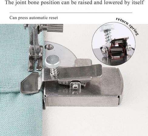 دليل خياطة مغناطيسي من بادي سيو، دليل خياطة مغناطيسي جديد لعام 2024 لماكينة الخياطة، مسطرة توجيه عالمية متعددة الوظائف، مسطرة خياطة مستقيمة لجميع ماكينات الخياطة (قطعة واحدة) in Kuwait