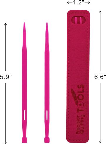 قطعتان أرجوانيتان متعددتا الوظائف لمشاريع أدوات الخياطة تستخدم بواسطة أدوات خياطة اللحف الدقيقة، وهذا ثانج يساعد في قلب الأشياء من الداخل إلى الخارج. لون أرجواني. in Kuwait