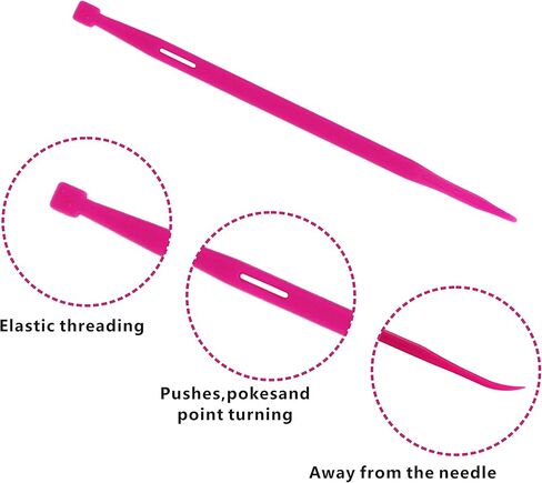 قطعتان أرجوانيتان متعددتا الوظائف لمشاريع أدوات الخياطة تستخدم بواسطة أدوات خياطة اللحف الدقيقة، وهذا ثانج يساعد في قلب الأشياء من الداخل إلى الخارج. لون أرجواني. in Kuwait