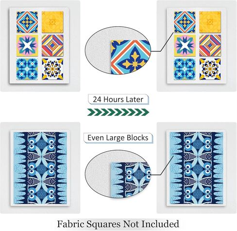 جدار تصميم لحاف BXI، لوحة تصميم لحاف الفانيلا السميكة القوية، 31.5 × 23.6 × 0.6 بوصة، 4 قطع، لوحات حائط اللحف المحمولة، لوازم خياطة اللحف لمشاريع كتلة اللحاف in Kuwait