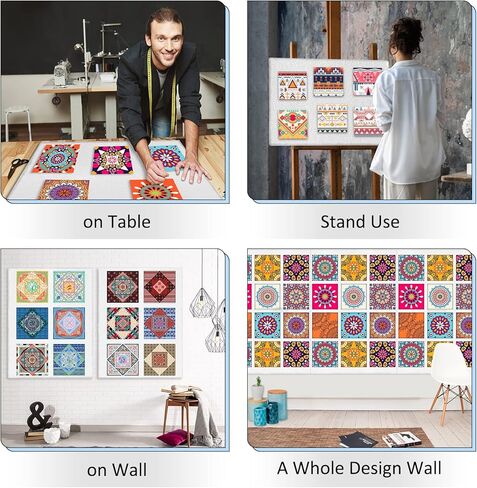 جدار تصميم لحاف BXI، لوحة تصميم لحاف الفانيلا السميكة القوية، 31.5 × 23.6 × 0.6 بوصة، 4 قطع، لوحات حائط اللحف المحمولة، لوازم خياطة اللحف لمشاريع كتلة اللحاف in Kuwait