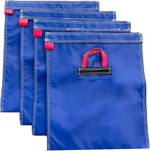 Hullaballoo Durable Vinyl Sand Bags, Outdoor Indoor Anchor Safety Product for Inflatable Bounce House, Water Slides, Canopies and Tents, Holds 50 Pound Capacity, 10 Pack in Saudi Arabia