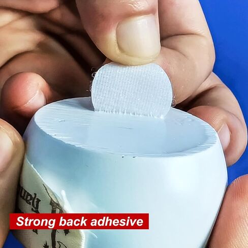 PHIXBEAR 600 Pcs 3/4 inch Large Strong Self Adhesive Dots, Hook and Loop Dots for Classroom, 300 Pairs White Sticky Dots, Circles 0.79" in Kuwait