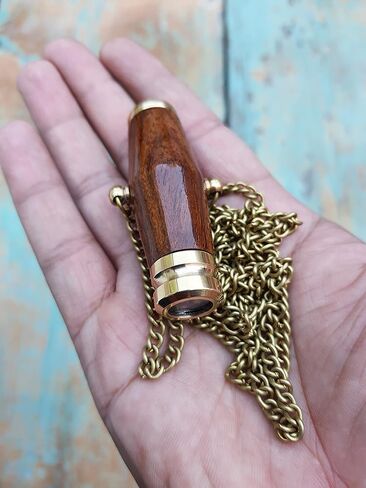 زوج من الأزواج العتيقة المشكال الخشب والنحاس قلادة المشكال لحبك واحد in Kuwait