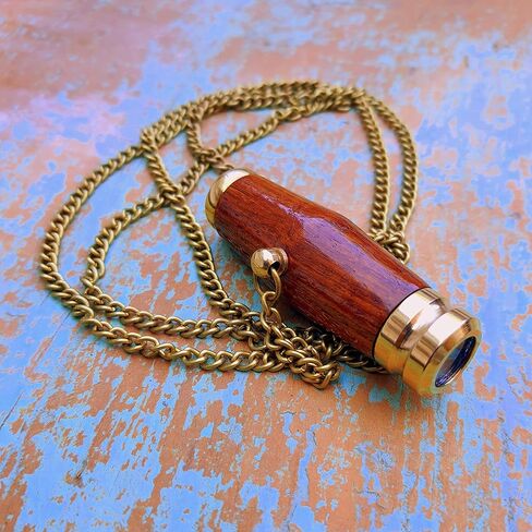 زوج من الأزواج العتيقة المشكال الخشب والنحاس قلادة المشكال لحبك واحد in Kuwait