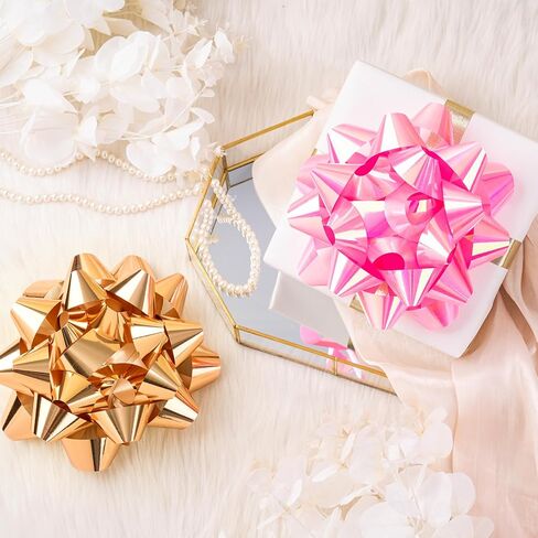 RUSPEPA Shiny Red Gift Bow, Perfect for Birthday, Christmas, Holiday, Party, Wedding, Baby Shower - 8", 1 Bow in Saudi Arabia