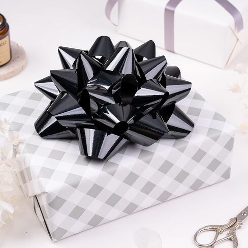 RUSPEPA Shiny Red Gift Bow, Perfect for Birthday, Christmas, Holiday, Party, Wedding, Baby Shower - 8", 1 Bow in Kuwait